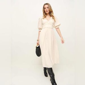 Reformation | Dresses | Reformation Amorette Linen Dress | Poshmark